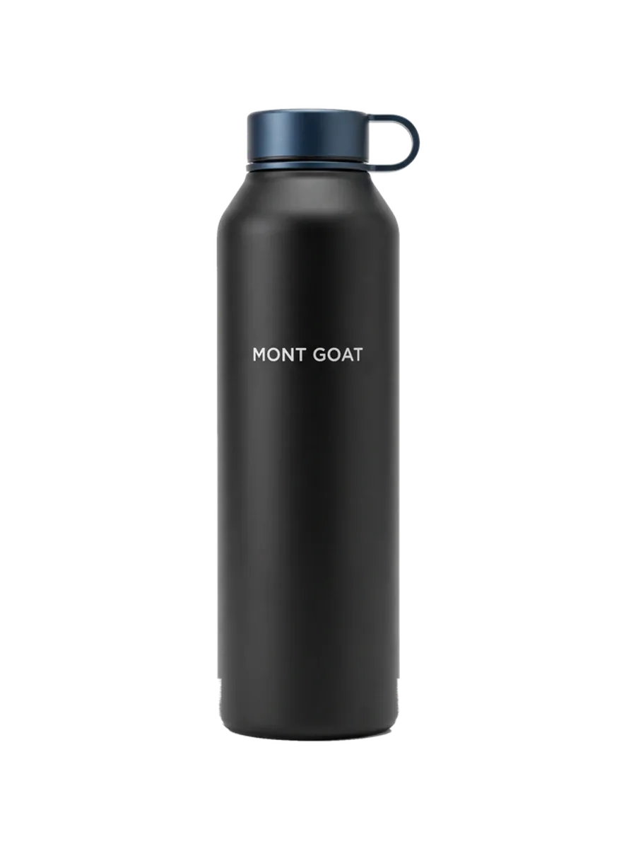 Summit Bottle in Charcoal Blue - front